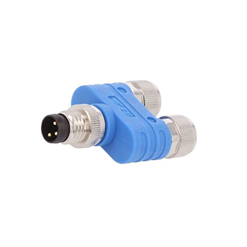 Triple connecteur M8 étanche IP67 TE T4081112003-000 à 3 broches