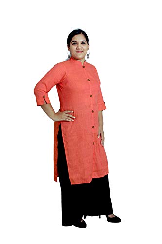 Image of SINDOORI Collar Kurta for Women Solid Colour S to 6XL Plus Size Kurta for Women