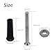 RUIAN Revolving Handle Plastic Clamping Handles Screw Knobs M10 Threaded Metal Tapered Grip for Housing Construction, Lathe Machine, Industry Equipment