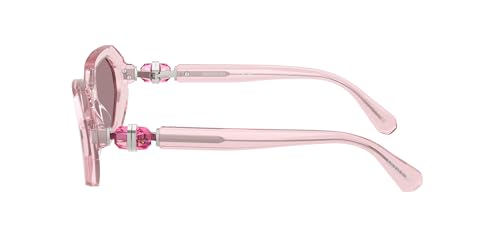 Swarovski Women's Sk6028f Low Bridge Fit Hexagonal Sunglasses3