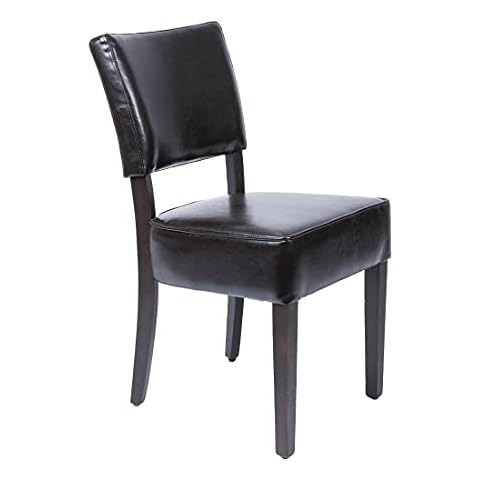 Bolero Chunky Faux Leather Dining Chairs Cover