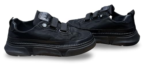 Image of Casual Platform Sneakers for Men, Chunky Sole, Lace-up Design