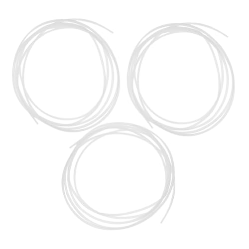 Holibanna 3pcs Flexible Ptfe Tube for Printer for Home and Professional Use Replaces Standard Printer Tubing for Filamen