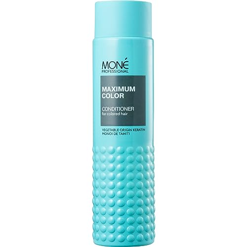 MONÉ PROFESSIONAL Coloured hair keratin conditioner - Hair colour care - Protection, strenghten, colour vibrancy & shine - Dry, damaged, dull hair - 300 ml