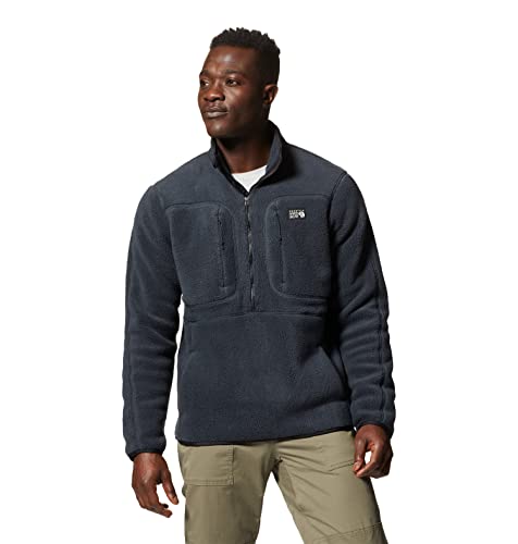 Image of Mountain Hardwear Men's HiCamp Fleece Pullover for Hiking, Travel, Backpacking, and Everyday Wear