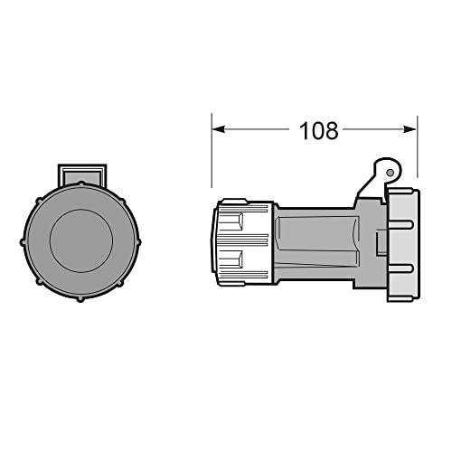 Base aérienne industrielle FAMATEL IP67 16A 250V, l'excellence de la connectique durable - 3