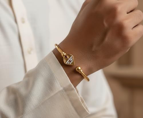 Image of Unisex panchaloha /Impon /Five metal bracelet /kaapu /kada - Vel & Balls | Balls vel kaappu