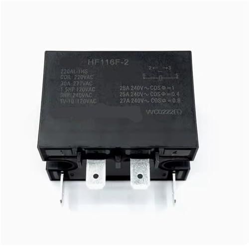 Relais HF116F-2 220AL-1HS 220V composant d'automatisation industrielle pour armoire