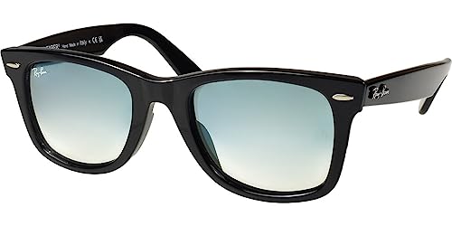 Ray-Ban サングラス RAYBAN【ORIGINAL WAYFARER：オリジナル ウェイファーラー】（ブラック/クリアグラディエントブルー） rb2140f 9013f 52 アジアンフィット [並行輸入品]
