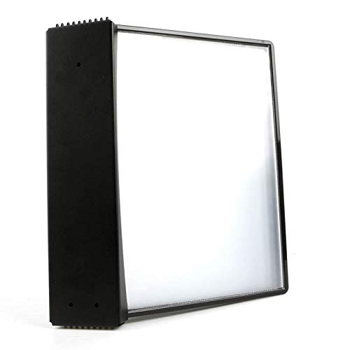 Tarifold Wall Mounted Reference System With 10 Easy-Load Pockets - 20 Sheet Capacity - Letter-Size - Black (Ezw771) #TOP4