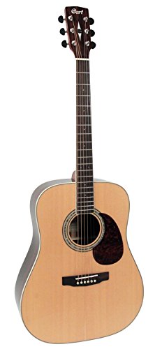 Cort E100RW Guitare acoustique Naturel Brillant - Les Beatles, Paul McCartney, John Lennon, RIngo Starr, George Harrison Cort E100RW Guitare acoustique Naturel Brillant