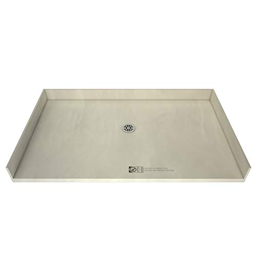 Tile Redi 3560CBF-PVC Free Shower Pan, 60" W x 35" D, Polished Chrome #1