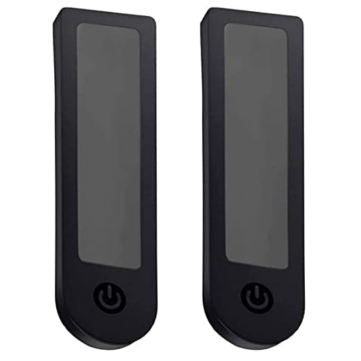 EElabper Vattentät Silikon Skyddskåpa Display Skyddskontrollpanel Dammtät Vattentät Tillbehör, ersättning för Xiaomi M365 Pro 2PCS