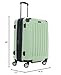 Kenneth Cole REACTION Renegade Luggage Expandable 8-Wheel Spinner Lightweight Hardside Suitcase, Seafoam, 24-Inch Checked