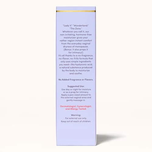 Womaness Daily V Soothe - Vaginal Moisturizer for Vaginal Dryness & Moisture - External Hyaluronic Acid Gel for Vaginal Wetness - Silicone-Free, Estrogen & Hormone-Free Vaginal Health Support - 4oz