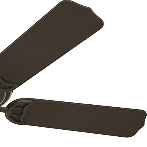 Hunter 52 inch Outdoor or Indoor Ceiling Fan No Light - Bronze Ceiling Fan without Light, For Patio, Porch, Garage, or Living Room, Standard Mount, 5 Blades, Pull Chain - Sea Air 53061, New Bronze - Image 9