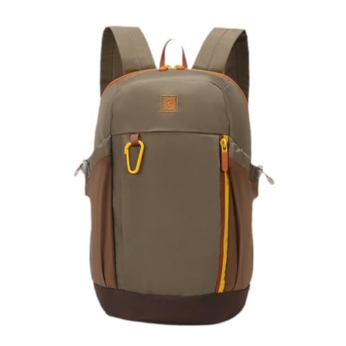 Sac à dos daypack de grande capacité kaki pour randonnée et école