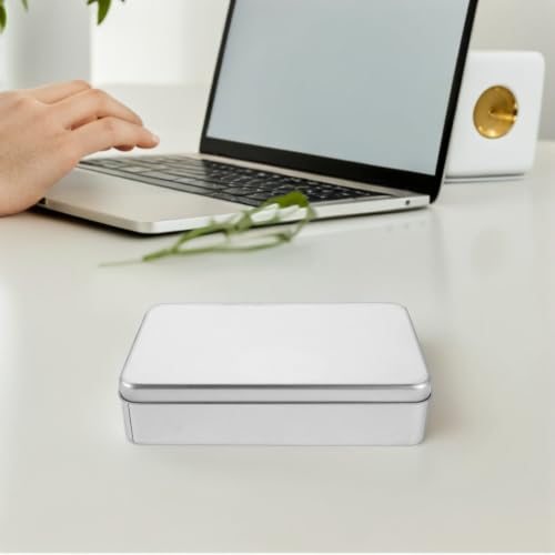 Caja organizadora metálica con tapa 2 piezas miniatura 5