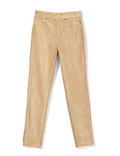 HUE Corduroy Leggings Camel