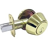 TAIWAN FU HSING INDUSTRIAL CO DL71 KA3Z Tru-Guard Polished Brass Single Cylinder deadbolt
