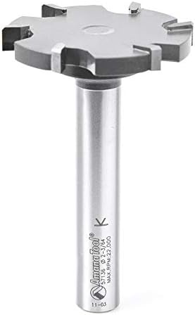 Amana Tool - 57136 Carbide Tipped Countertop Trim 6 Wing Solid Surface 2-1/16 D