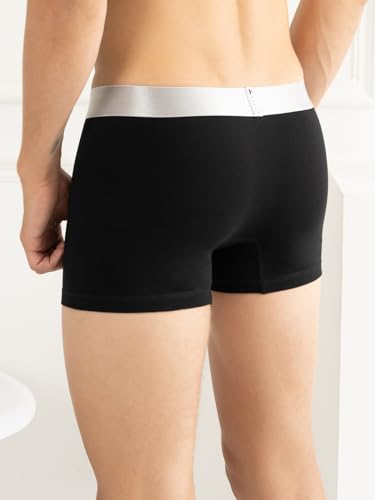 Image of KOFFY Men's Malleable Cotton Lycra Long Trunk with Minus Cutting Pouch and Moisture Wicking Properties
