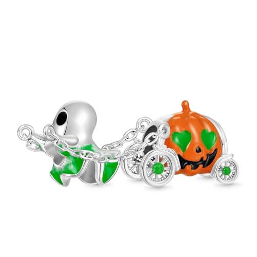Image of GNOCE Halloween Charm Bracelet Fit Pandora Beads for Women Gift