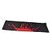Luzhengyang Skateboard Deck Sandpaper Grip Tape Griptape 33 x 9 inches Tear Non-Slip High Strength - Black and red