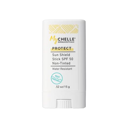 MyChelle Dermaceuticals Protetor Solar Em Bastão Fps 50 Sem Cor - Líquido Natural De Zinco Com Vitamina E Jojoba, Resistente À Água Por Até 80 Minutos Para O Rosto, Seguro Recifes Crianças