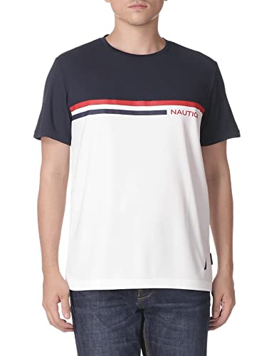 Nautica Mens Nautica Men's Navtech Colorblock Tee