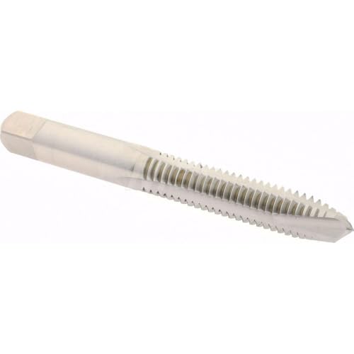 Hertel Spiral Point Tap, 5/16-18 UNC, 3 Flutes, Plug Chamfer, HSS, Bright Finish, Right Hand Thread, 2-23/32