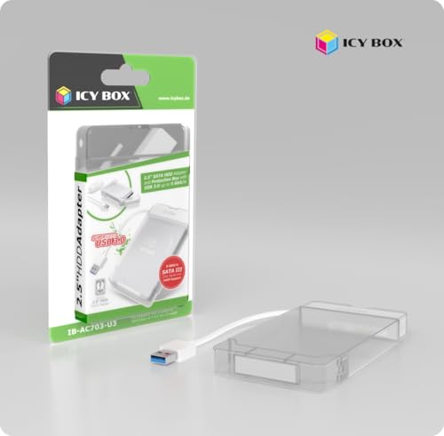 ICY BOX IB-AC703-U3 SATA III USB 3.0 White miniatura 5