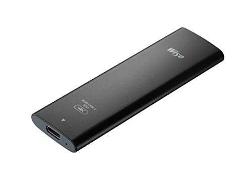 Wise ポータブルSSD PTSシリーズ 2TB 4K/6Kカメラ対応SSD (Blackmagic Pocket Cinema Camera 4K/6K推奨 USB-Cドライブ)