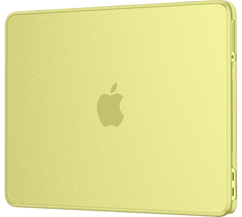 Image of EooCoo Compatible for Apple 2026 MacBook Neo Case 13 inch Laptop A3404 A18 Pro Chip with Liquid Retina Display, 100% Match Official Color, Scratch Resistant, Hard Shell Protective Cover, Frost Citrus