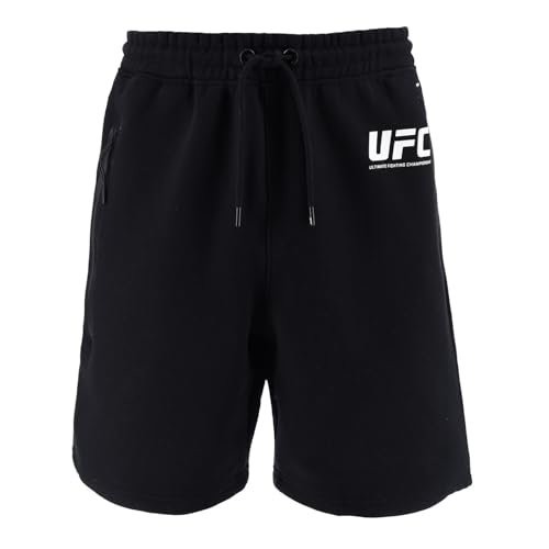 UFC Short Noir Officiel Homme – Short Sport – Licence Training & MMA – Tailles S à XXL