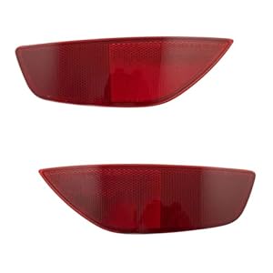 Woowiss Rear Bumper Reflector Left Driver &Amp; Passenger Sides 2 Piece Be8Z15A449Aa Be8Z15A448Aa 17-5505-00 330-2902R-Us 2 31l6 peargl. sl500 . ss300