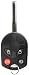 KeylessOption Keyless Entry Remote Car Uncut High Security Key Fob for 164-R8007 Ford Focus Escape Transit Connect