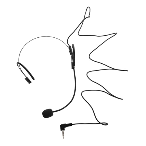 Hemoton Wired Headset Microphone for Teachers and Guides Lightweight Boom Mic for Public Speaking Durable Double Design Portable Voice Amplifier for Classroom and Tours