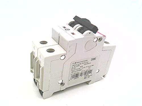 S202U-K5 240 Volt, 2 Pole, 50/60 HZ, Miniature Circuit Breaker, 5 AMP, 10KA
