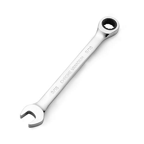 Image of FLZOSPER 6-32mm Metric Ratchet Wrench,Box End Head 72-Tooth Ratcheting Combination Wrench Spanner (9 /16 in.)
