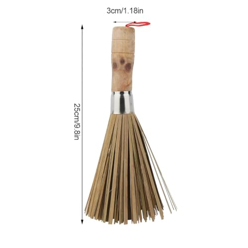 Image of Bamboo Wash Pot Brush Long Handle Dish Washing Bamboo Strong Decontamination Ability pots, Dishes, and Pans