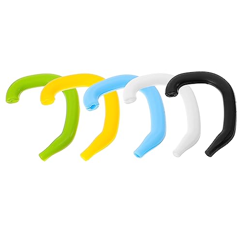 FRCOLOR 5個 イヤーバックル メガネイヤーグリップ イヤー カバー 紛失防止 スト カバー のイヤーパッド 柔軟なイヤーフックカバー ハンガー シリカゲル