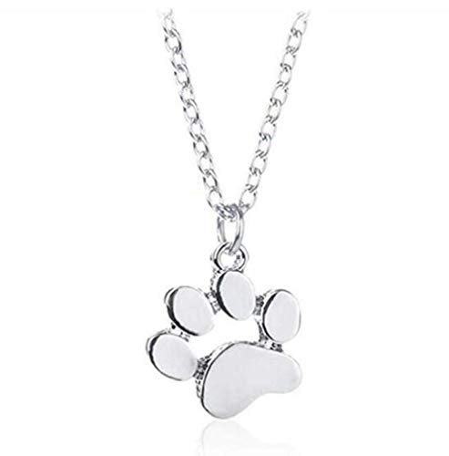 Aofocy Colgante de Moda Collar de Plata Garra de Perro Collar de Cadena de Regalo de joyería