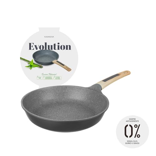 Kasanova Padella Antiaderente Evolution, Padella Induzione, Padella Antiaderente Induzione (26 Cm)