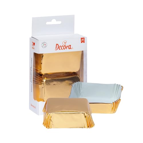 36 Pirottini Per Mini Plumcake DECORA Beige - Carta Forno Resistente 220°C Made In Italy - Foto 3