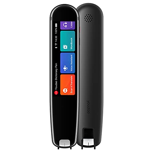 Exam Reader Pen | Dictionary Mobile Scanning Pen Translator | OCR Digital Exam Reader Pen Scanner (Black, Pen 3 (English & Chinese Interface))