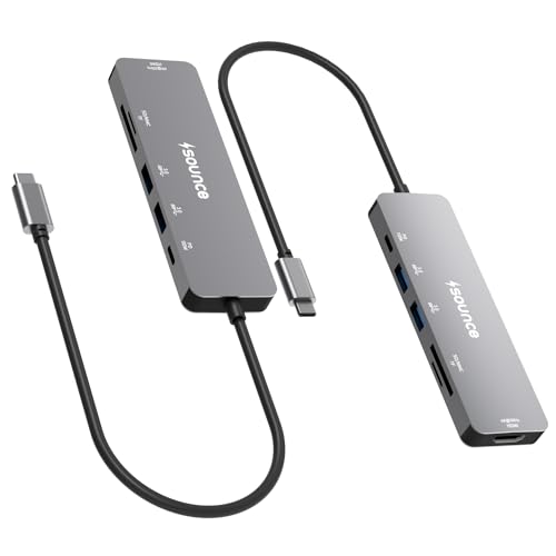 Sounce 6 In 1 USB Type C Hub Multiport Adapter With 4K@30Hz HDMI, Type C PD 60W Data Transfer, SD/TF Card Reader, USB A 3.0/2.0 Port For Rs. 699 @ 77 % Sounce 6 In 1 USB Type C Hub Multiport Adapter With 4K@30Hz HDMI, Type C PD 60W Data Transfer, SD/TF Card Reader, USB A 3.0/2.0 Port For Rs. 699 @ 77 %