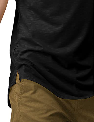 H2H Mens Casual T Shirt Long/Short Sleeve T Shirt Muscle Gym Workout Athletic Tee4