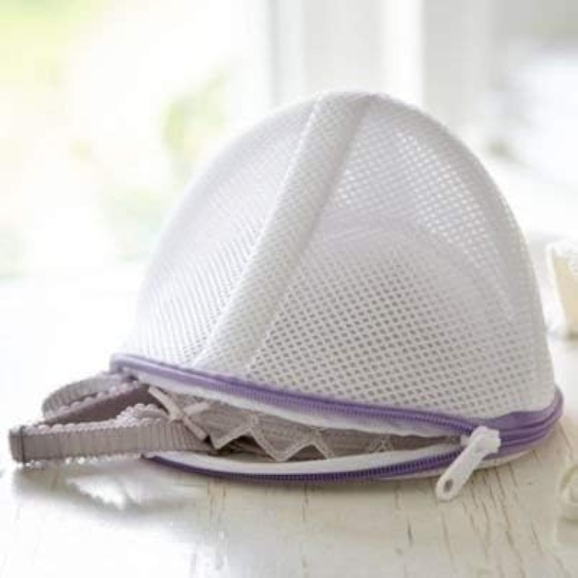 Bra Underwear Washing Laundry Bag, Circular Zipper Mesh Bag