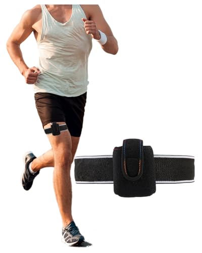 Insulin Pump Holder Belt Breathable Diabetic Running Thigh Pouch Holder Belt Adjustable Insulin Pump Accessories Elastic Thigh Belt Insulin Pump Bracket Syringe Holde Tandem Mobi Accessories